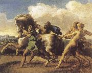 Theodore Gericault Slaves Restraining a House oil painting